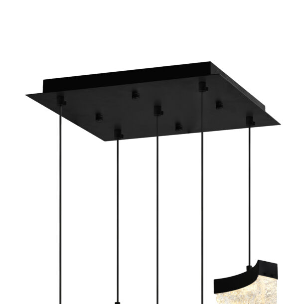 Lava Integrated LED Black Mini Pendant - Image 6