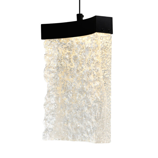 Lava Integrated LED Black Mini Pendant - Image 2