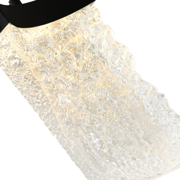 Lava Integrated LED Black Mini Pendant - Image 5