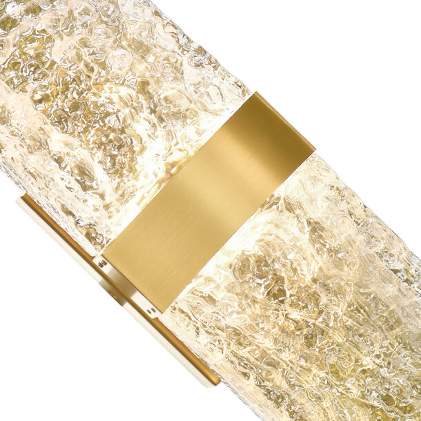 Lava Integrated LED Brass Wall Light - Image 3
