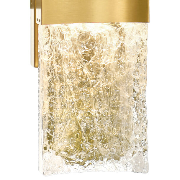 Lava Integrated LED Brass Wall Light - Image 4