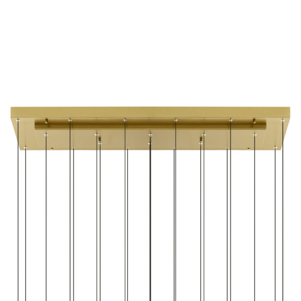 Stagger Integrated LED Brass Chandelier - Image 5