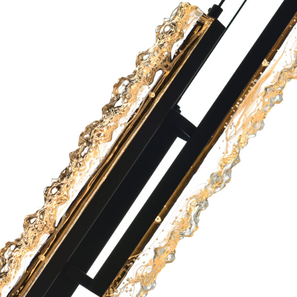 Stagger Integrated LED Black Mini Pendant - Image 5