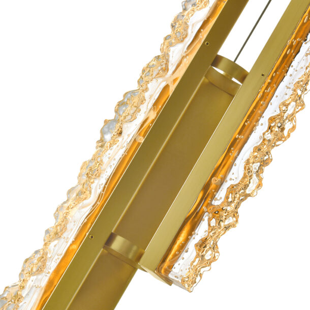 Stagger Integrated LED Brass Mini Pendant - Image 6