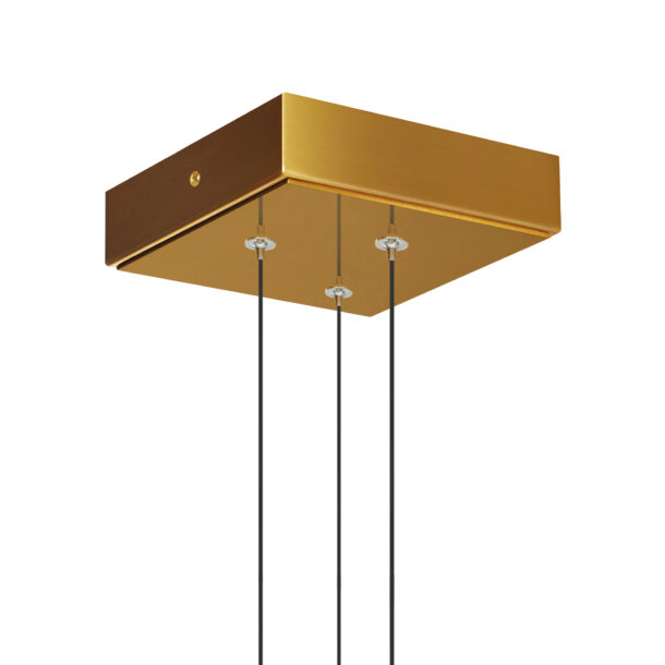 Stagger Integrated LED Brass Mini Pendant - Image 7