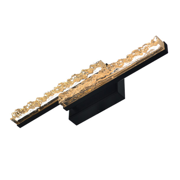 Stagger Integrated LED Black Vanity Light - Image 3