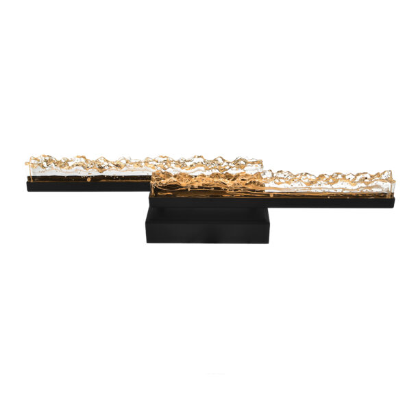 Stagger Integrated LED Black Vanity Light - Image 5