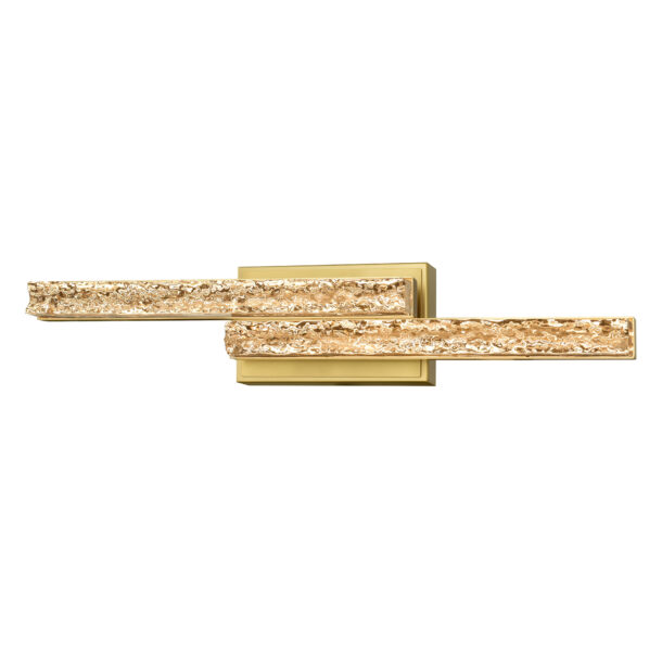 Stagger Integrated LED Brass Vanity Light - Image 2