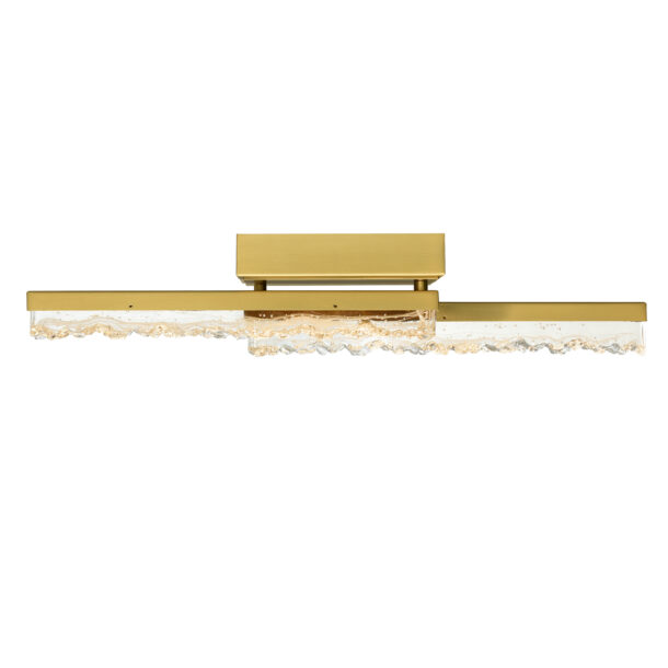Stagger Integrated LED Brass Vanity Light - Image 3
