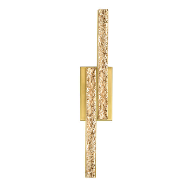Stagger Integrated LED Brass Vanity Light - Image 6