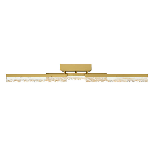 Stagger Integrated LED Brass Vanity Light - Image 3