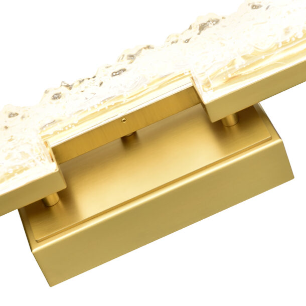 Stagger Integrated LED Brass Vanity Light - Image 5