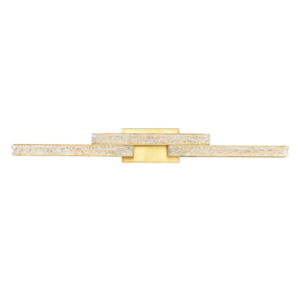 Stagger Integrated LED Brass Vanity Light - Image 4