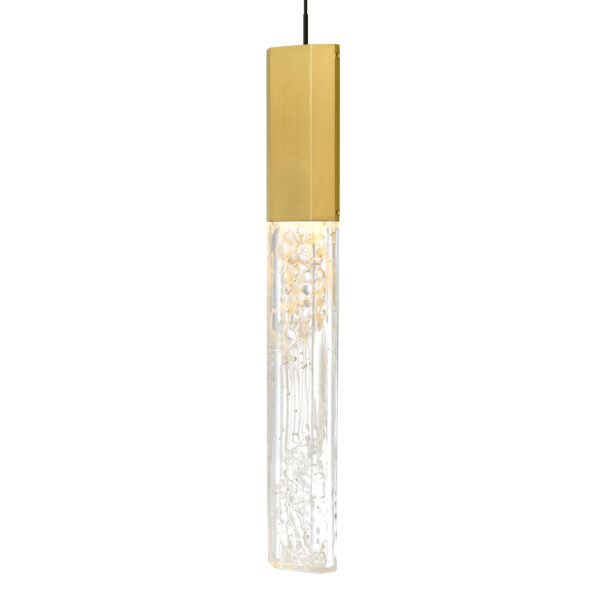 Greta Integrated LED Brass Mini Pendant - Image 3
