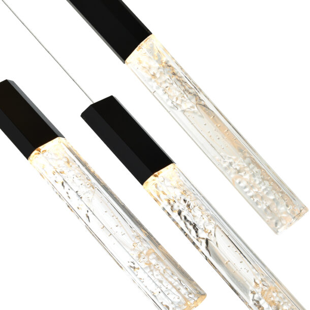 Greta Integrated LED Black Chandelier - Image 4