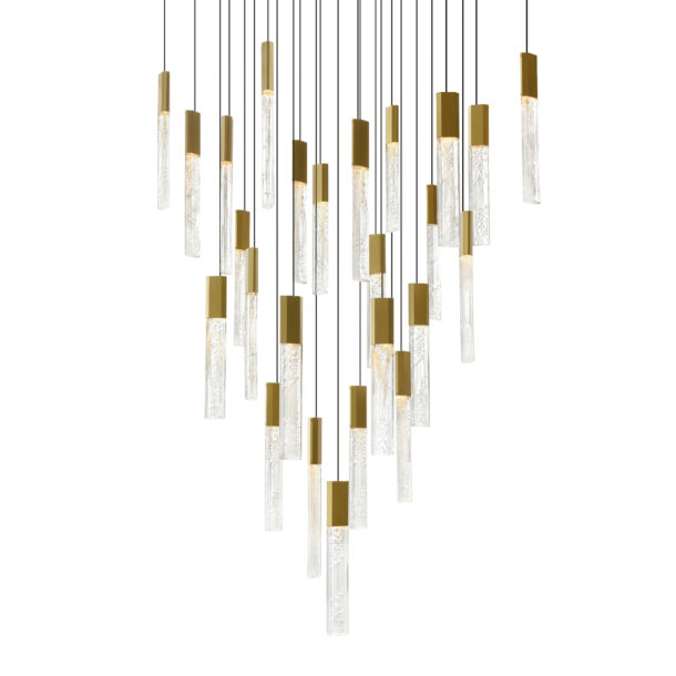 Greta Integrated LED Brass Chandelier - Image 2