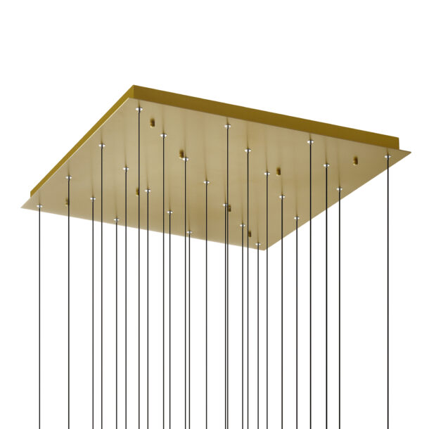 Greta Integrated LED Brass Chandelier - Image 5