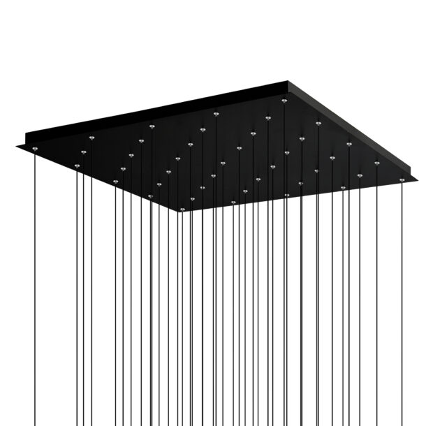 Greta Integrated LED Black Chandelier - Image 5