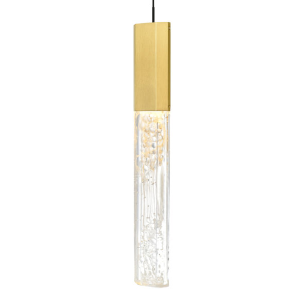 Greta Integrated LED Brass Chandelier - Image 4