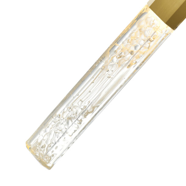 Greta Integrated LED Brass Chandelier - Image 4