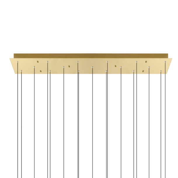 Greta Integrated LED Brass Chandelier - Image 5