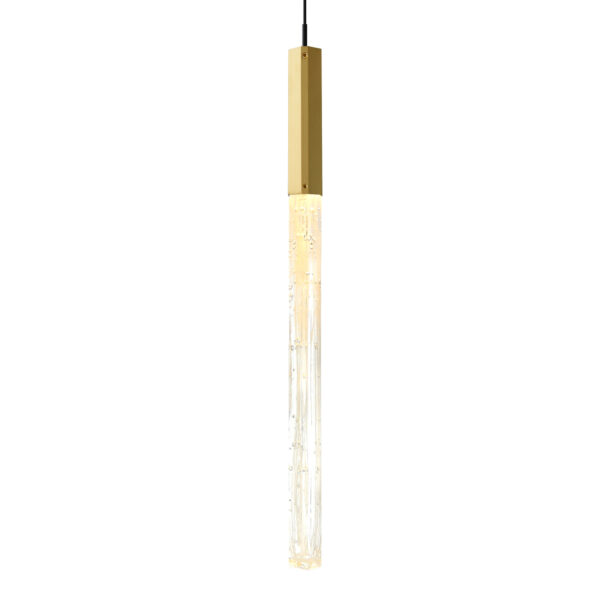 Greta Integrated LED Brass Mini Pendant - Image 3