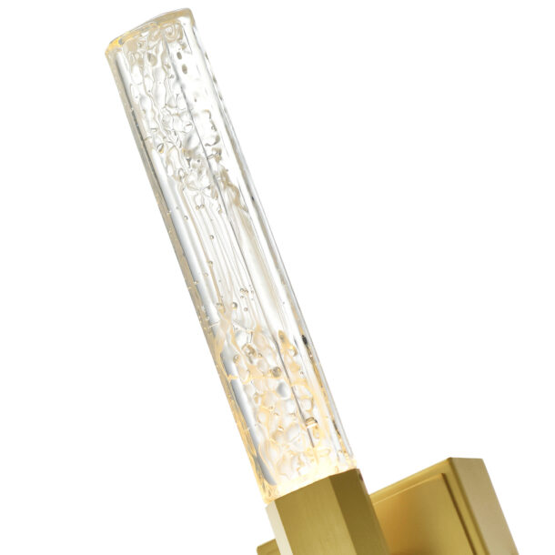 Greta Integrated LED Brass Vanity Light - Image 4