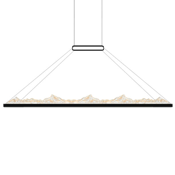 Himalayas Integrated LED Black Island/Pool Table Light 62" - Image 5