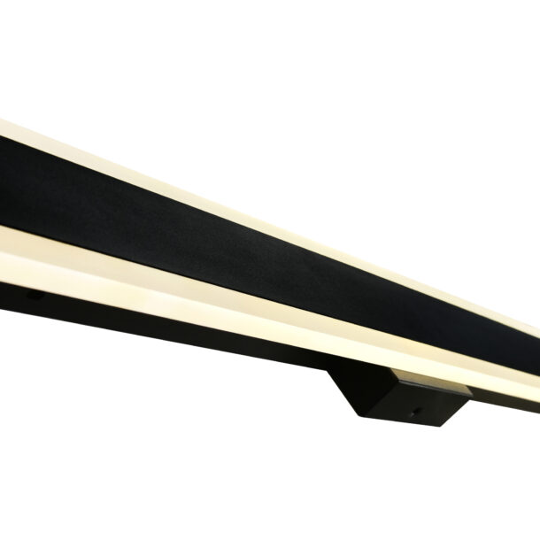 Malibu LED Integrated Black Outdoor Wall Light - Image 3