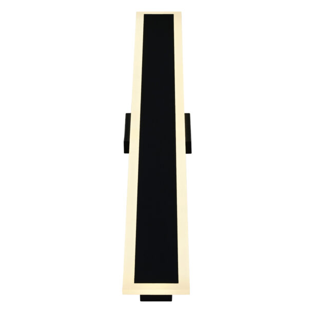 Malibu LED Integrated Black Outdoor Wall Light - Image 2