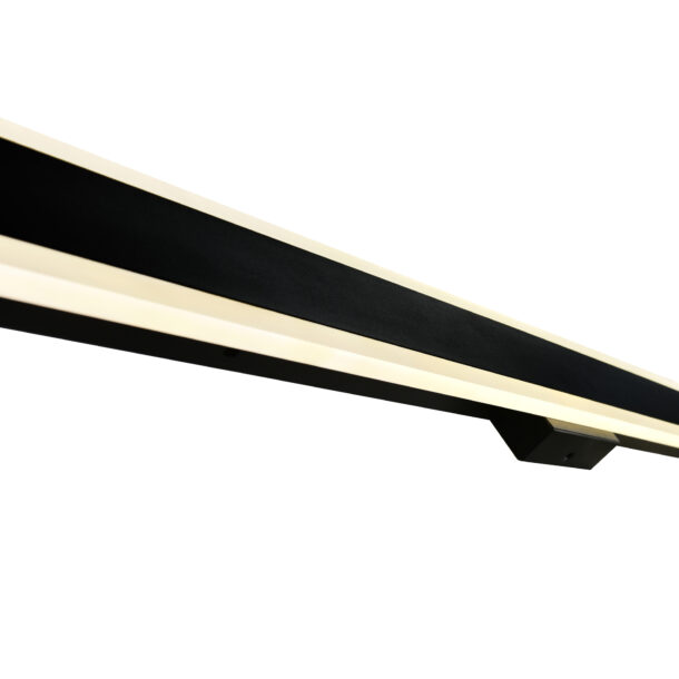 Malibu LED Integrated Black Outdoor Wall Light - Image 3