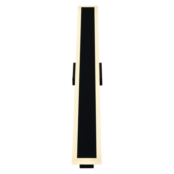 Malibu LED Integrated Black Outdoor Wall Light - Image 2