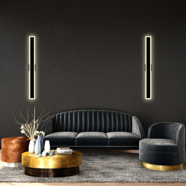 Malibu LED Integrated Black Outdoor Wall Light - Image 6