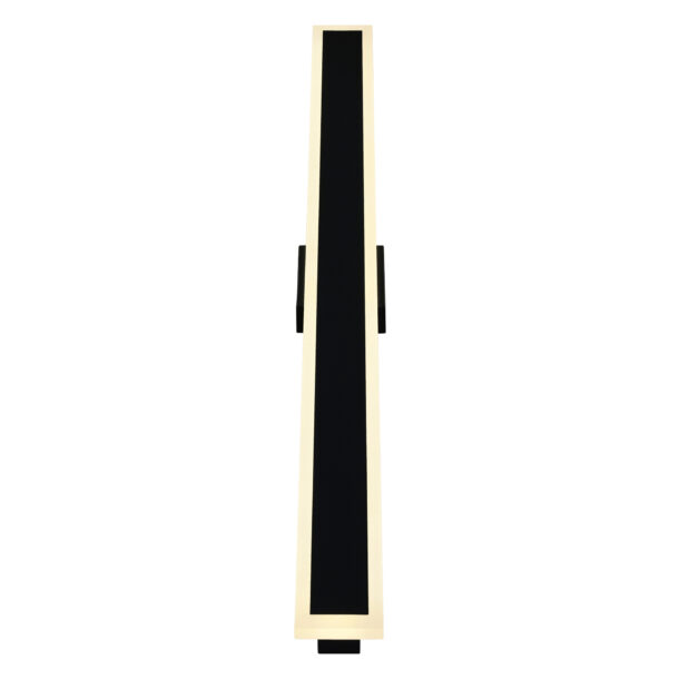 Malibu LED Integrated Black Outdoor Wall Light - Image 3