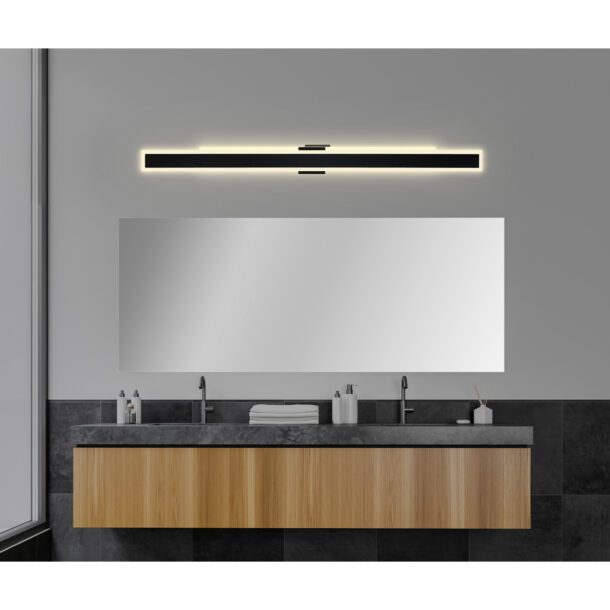 Malibu LED Integrated Black Outdoor Wall Light - Image 7