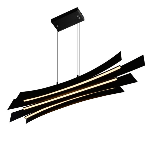 Candora Integrated LED Black Island/Pool Table Light 50" - Image 3