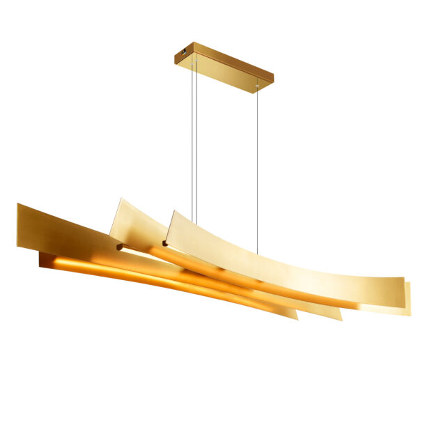 Candora Integrated LED Brass Island/Pool Table Light 50" - Image 2