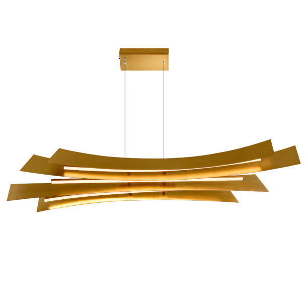 Candora Integrated LED Brass Island/Pool Table Light 50" - Image 3