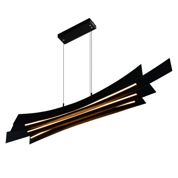 Candora Integrated LED Black Island/Pool Table Light 72" - Image 3