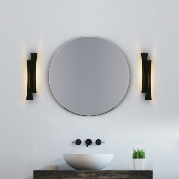 Candora Integrated LED Black Vanity Light - Image 4