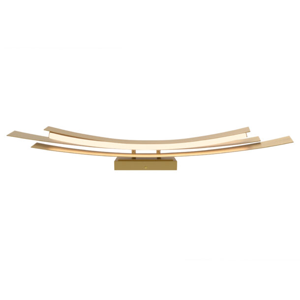 Candora Integrated LED Brass Vanity Light - Image 3