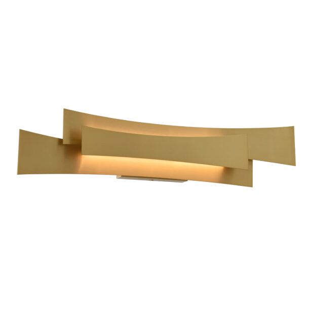 Candora Integrated LED Brass Vanity Light - Image 6