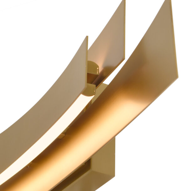 Candora Integrated LED Brass Vanity Light - Image 7
