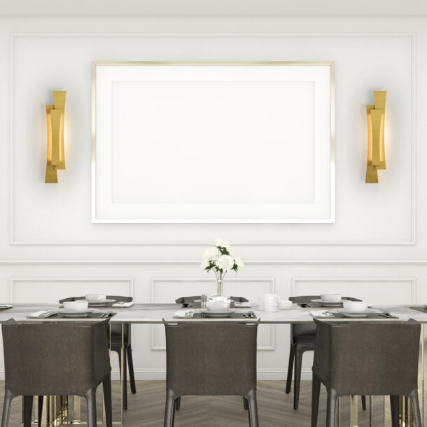 Candora Integrated LED Brass Vanity Light - Image 9