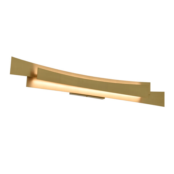 Candora Integrated LED Brass Vanity Light - Image 3