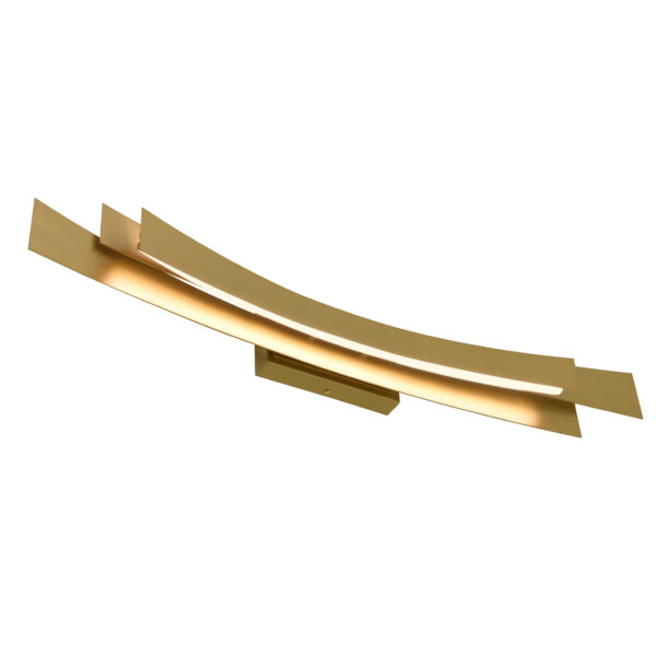 Candora Integrated LED Brass Vanity Light - Image 4