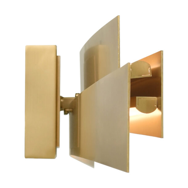 Candora Integrated LED Brass Vanity Light - Image 5