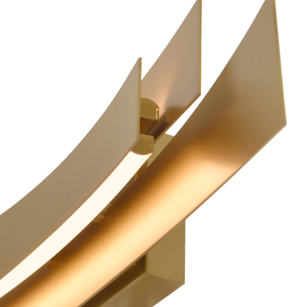 Candora Integrated LED Brass Vanity Light - Image 7