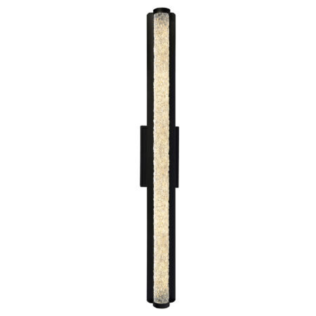 Fiji Integrated LED Black Outdoor Wall Light