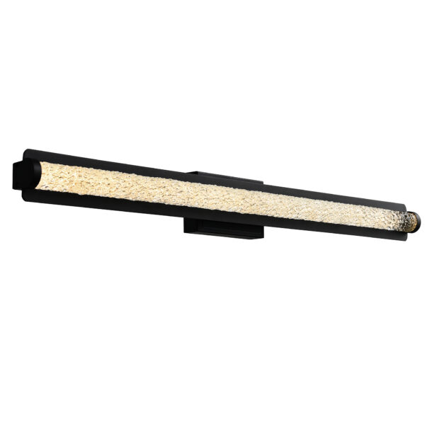 Fiji Integrated LED Black Outdoor Wall Light - Image 2